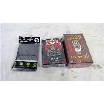 Shadow Darkness Oracle Cards, Tarot Del Toro Cards, Cardguard Sleeves, 3 Pieces