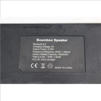 Sharkk Boombox Portable Bluetooth Speaker