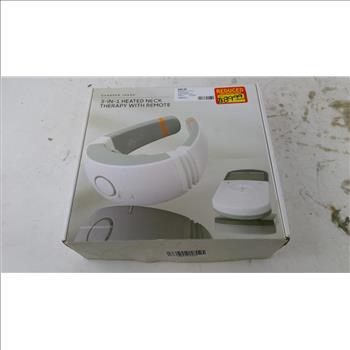 Sharper Image 3- In - 1 Heated Neck Therapy W/ Remote