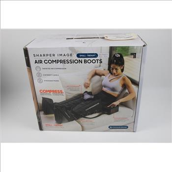 Sharper Image, Air Compression Boots, Small-medium