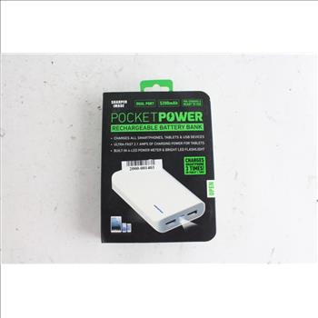 Sharper Image Pocket Power Rechargeable Battery Bank