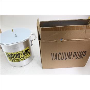 Shatter Vac Aluminum Vacuum Chamber And Vacuum Pump