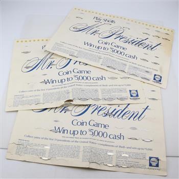 Shell's Mr. President Token Game, 50+ Pieces
