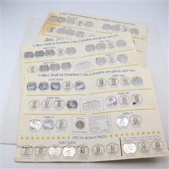 Shell's Mr. President Token Game, 50+ Pieces