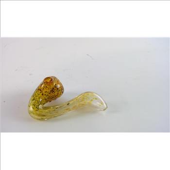Sherlock Style Glass Smoking Pipe