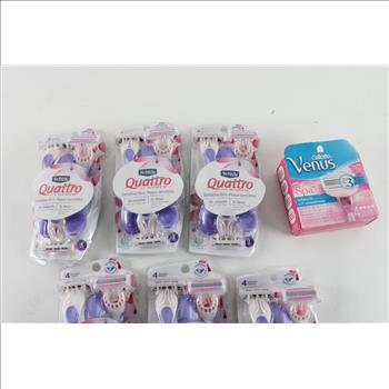 Shick Quattro 3-Pack Womens Razors, And More, 7 Pieces