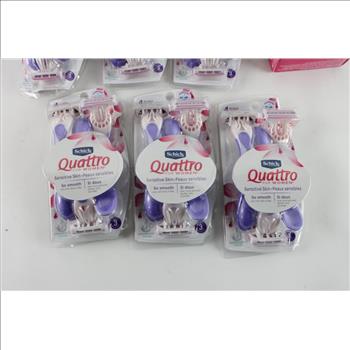 Shick Quattro 3-Pack Womens Razors, And More, 7 Pieces