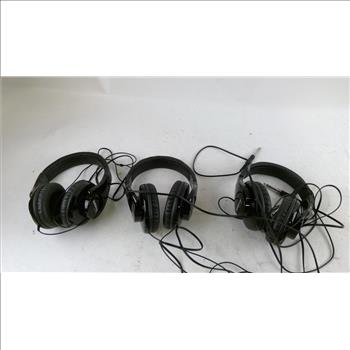 Shure Headphones And More 3 Pieces