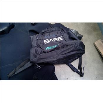 SI Tech Drysuit, Bare SB System Mid Layer Vest/Top/Pants, 4 Pieces With Travel Bag