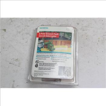 Siemens 2 Pole Ground Fault Circuit Interrupter GFCI