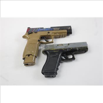 Sig Sauer And Lock BB Gun Pistol, 2 Pieces
