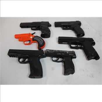 Sig Sauer, Smith & Wesson, Umarex, Daisy, H&K Air Pistols, Orion Flare Gun, 6 Pieces
