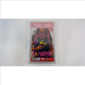Signed Ms. Marvel Comic