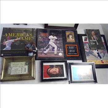 Signed Pictures, Framed Cards, And More, 10 Pieces
