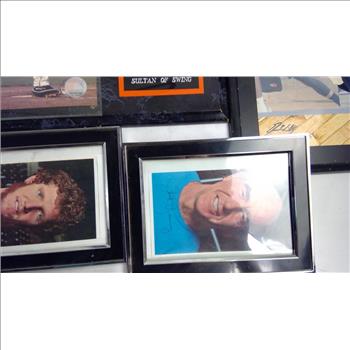 Signed Pictures, Framed Cards, And More, 10 Pieces