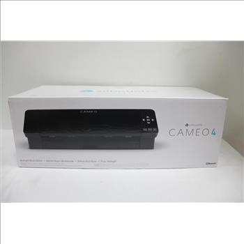 Silhouette Cameo 4 Cutting Machine, Midnight Black Edition