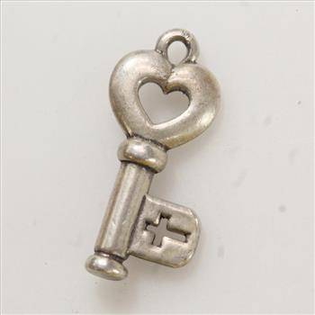 Silver 1.6g James Avery Key Of Promise Charm