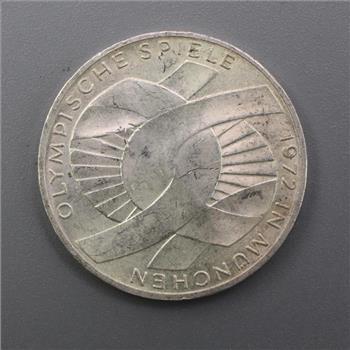 Silver 1972-D Olympic Coin