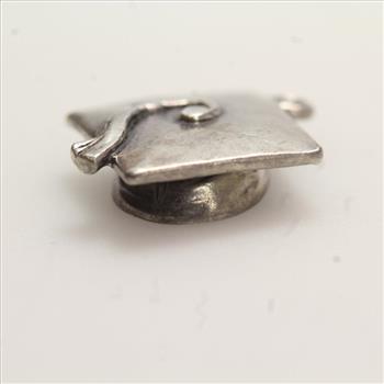 Silver 2g James Avery Graduation Cap Charm