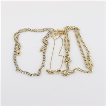 Silver And GP Jewelry, 3 Pieces