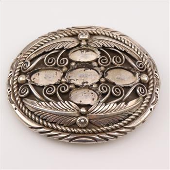 Silver Belt Buckle