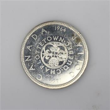 Silver Bicentennial Canadian Dollar Coin