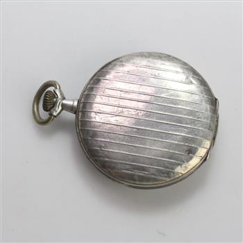 Silver Brevete Ancre Pocket Watch