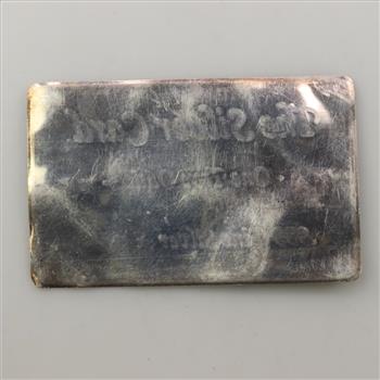 Silver Card Fine Silver One Troy Oz.