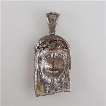 Silver Clear Stone Pendant