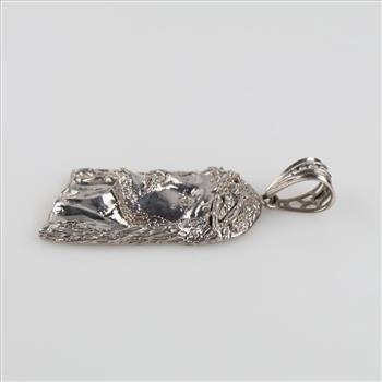 Silver Clear Stone Pendant