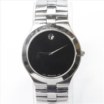 Silver Colored Movado Museum Watch