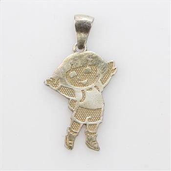 Silver Dora The Explorer Pendant, 1.01g