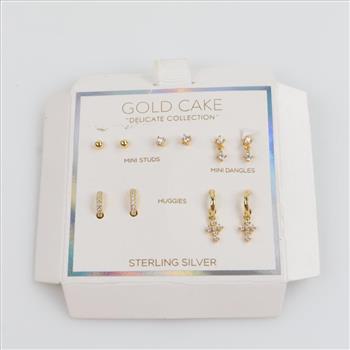 Silver Earrings, 10 Pieces