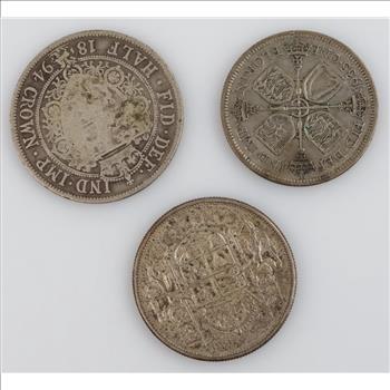 Silver Foreign Currency, 3 Pieces