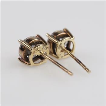 Silver GP Clear Stone Earrings