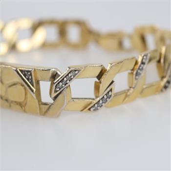 Silver GP Diamond Bracelet