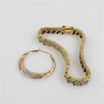 Silver GP Jewelry, 2 Pieces