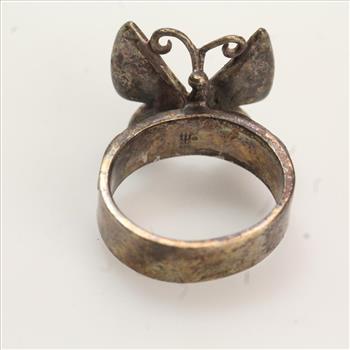 Silver James Avery Butterfly Ring
