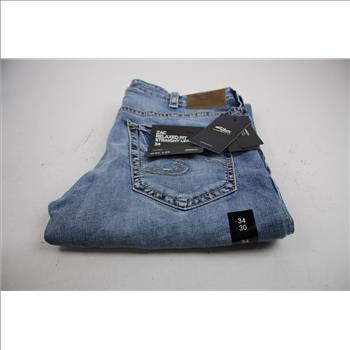 Silver Jeans Zac Relaxed Fit Straight Leg W34 X L30 Jeans