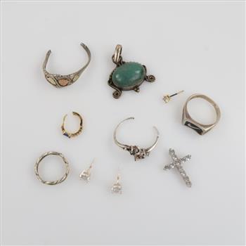 Silver Jewelry, 10 Pieces