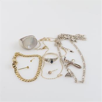 Silver Jewelry, 10 Pieces