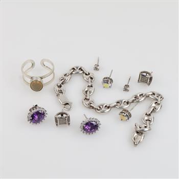 Silver Jewelry, 10 Pieces