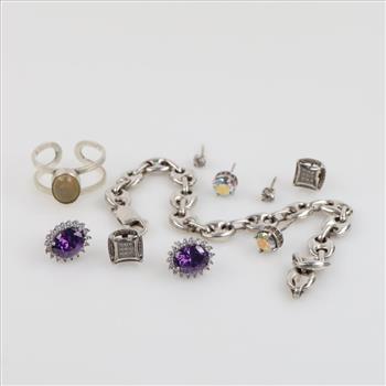 Silver Jewelry, 10 Pieces