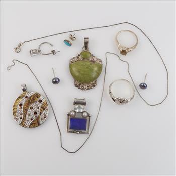 Silver Jewelry, 10 Pieces
