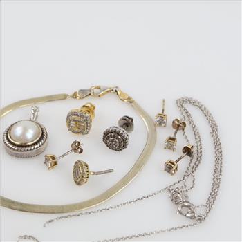 Silver Jewelry, 10 Pieces