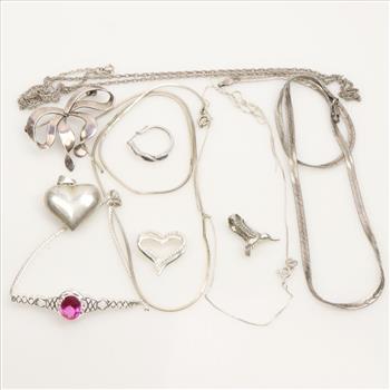 Silver Jewelry, 10 Pieces