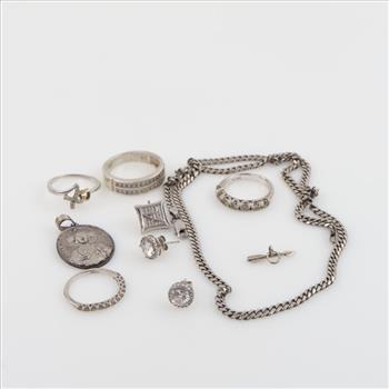 Silver Jewelry, 10 Pieces