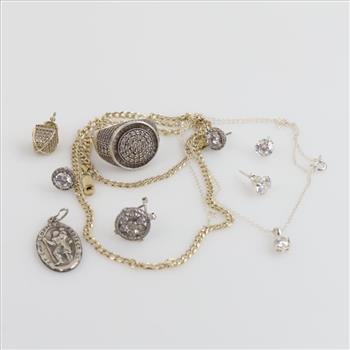 Silver Jewelry, 11 Pieces