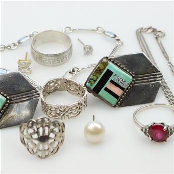 Silver Jewelry, 11 Pieces