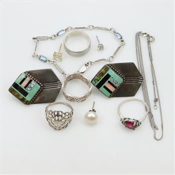 Silver Jewelry, 11 Pieces